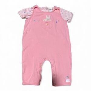 Vintage Carters Girls 9-12m Set Pink